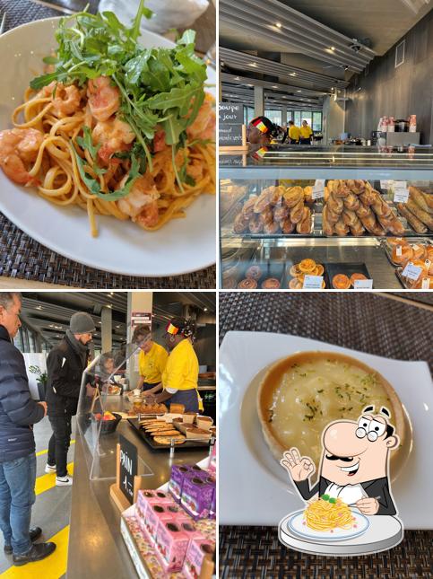 Spaghetti alla carbonara al Quai 14 (café - restaurant)