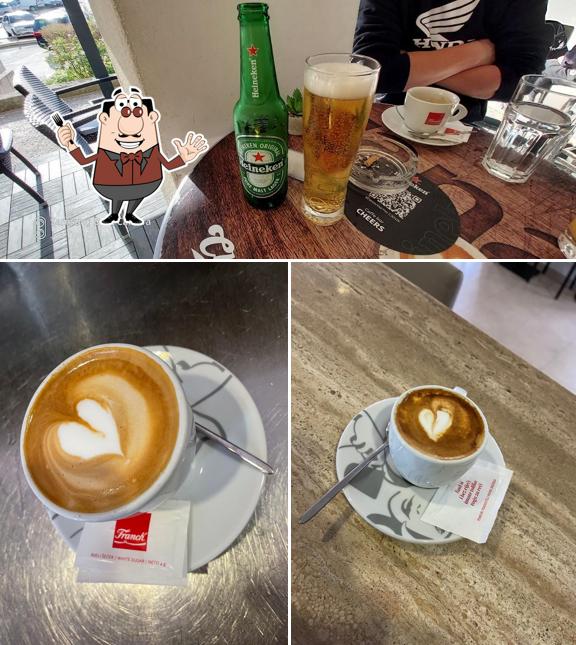 La cibo e esterno del ristorante