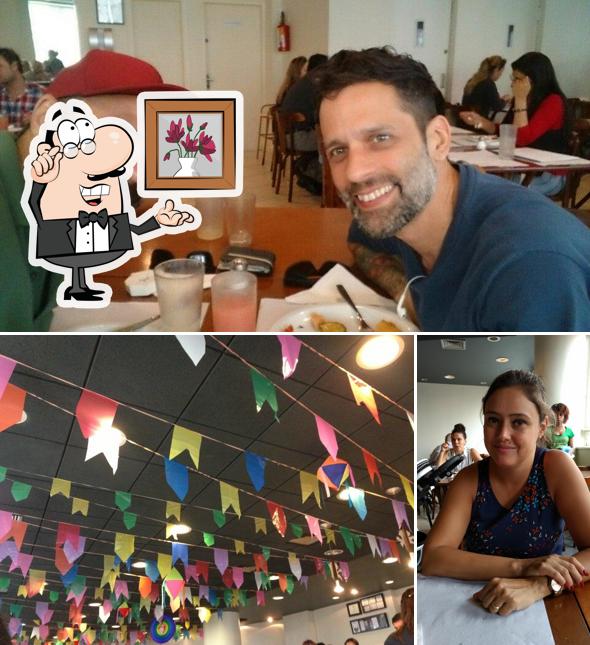 O interior do Nutrisom Restaurante Vegetariano