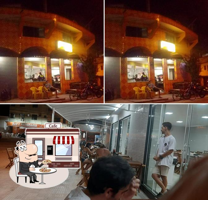 O exterior do Pizzaria Sol Nascente