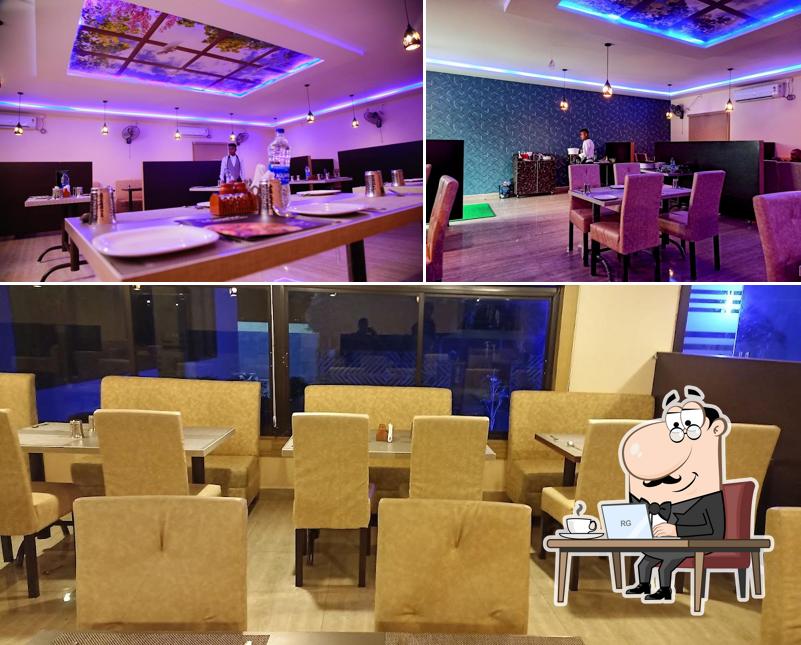 The interior of Garlic Family Restaurant