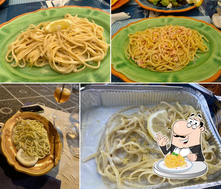 Spaghetti alla carbonara al RISTORANTE LIBECCIO