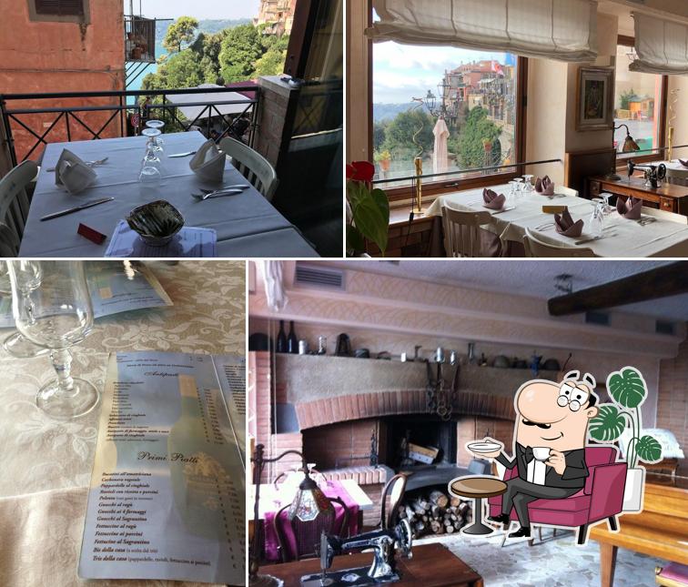 Dai un'occhiata agli interni di Ristorante e Albergo Diffuso Lo Specchio di Diana