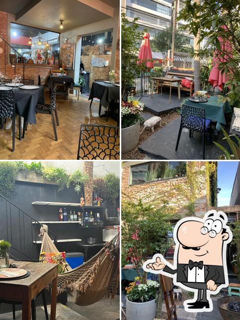 O interior do Restaurante Bistrô Sobreiro Campo Belo