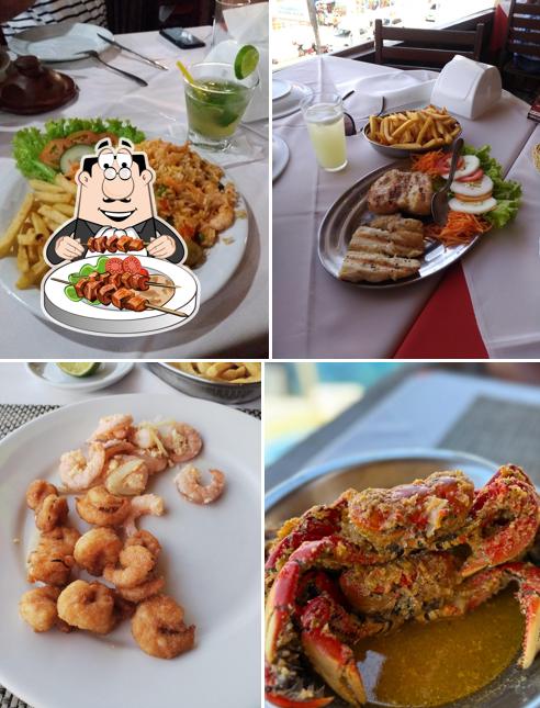 Comida em Barraca do Caranguejo