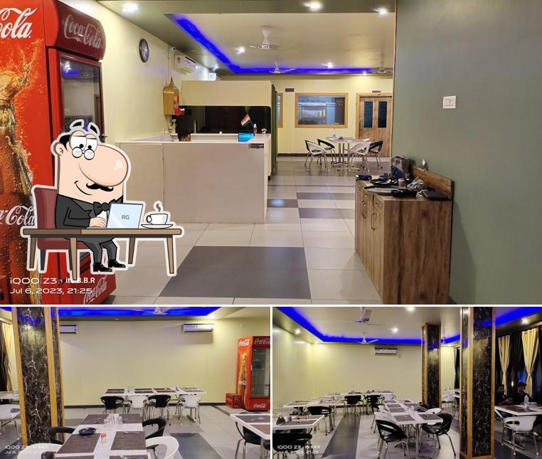 The interior of Mughlai Mirchi