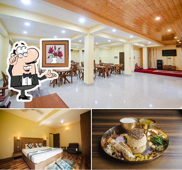 This is the photo depicting interior and food at The Grunge