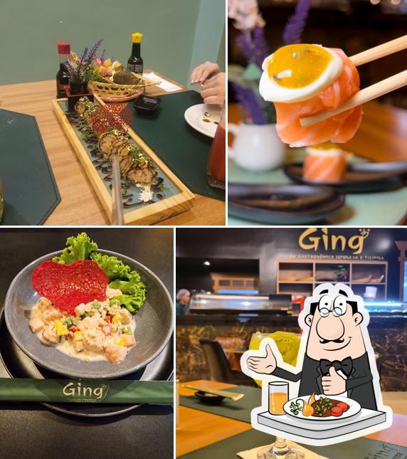 Ceviche em Restaurante Ging