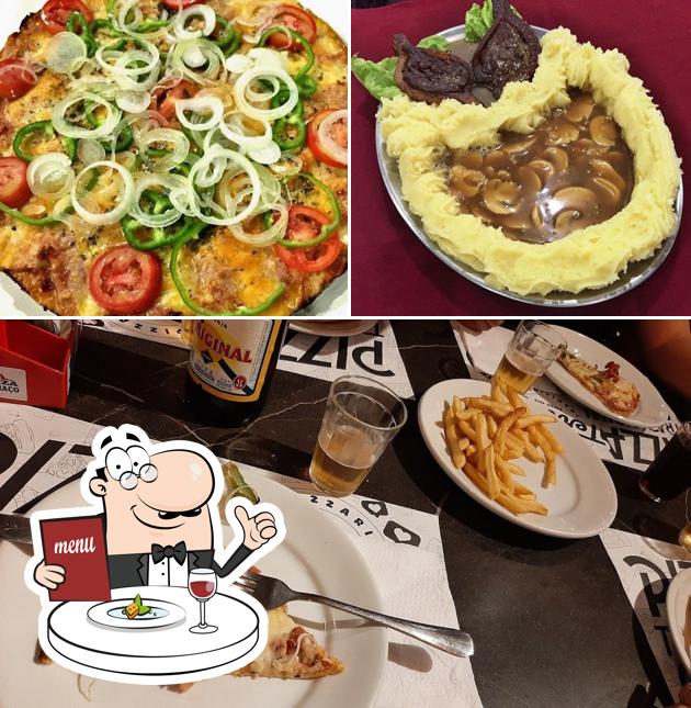 Platos en Pizzaria Terraço