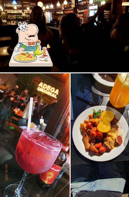 O Adega Original se destaca pelo comida e interior