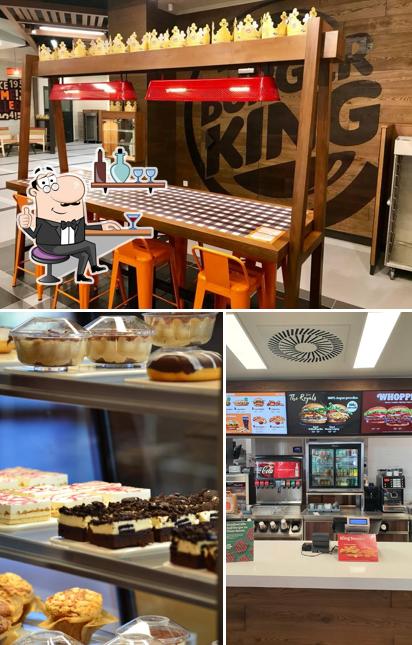 Gli interni di Burger King