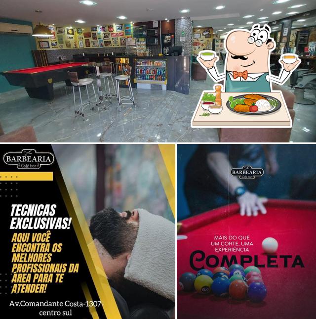 O Barbearia Café Bar Cuiabá se destaca pelo comida e interior