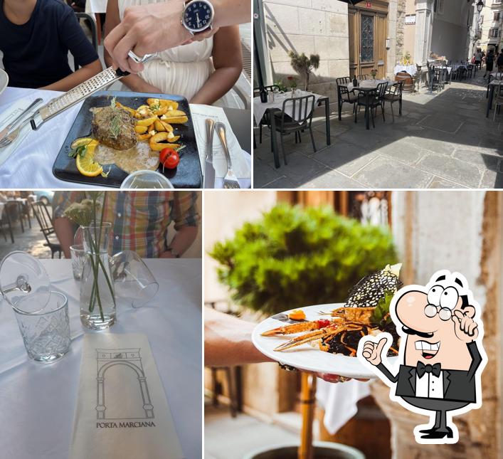 Gli interni di Porta Marciana