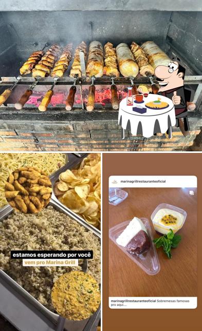 Prato de queijo em Restaurante Marina Grill