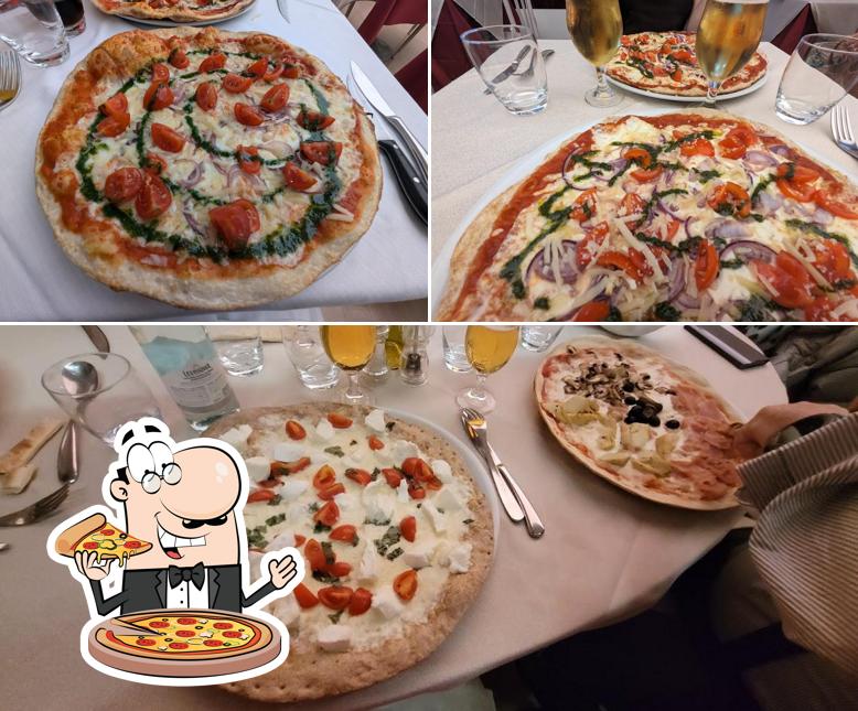 A Al Basilico Fresco, puoi ordinare una bella pizza