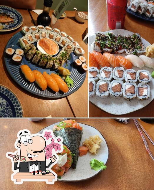 No Otao Sushi Centro, você pode pedir sushi