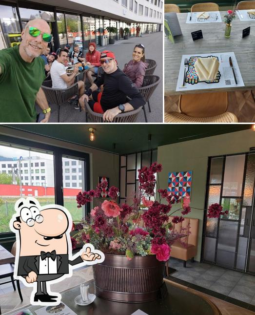 Gli interni di Restaurant Perron