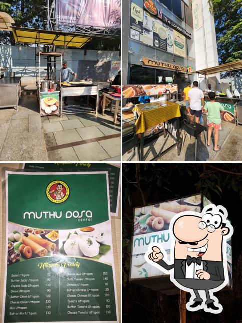 The interior of Muthu Dosa Center