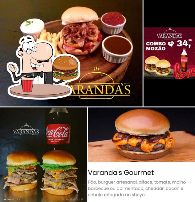Delicie-se com um hambúrguer no Varanda's Delivery (Lanches)