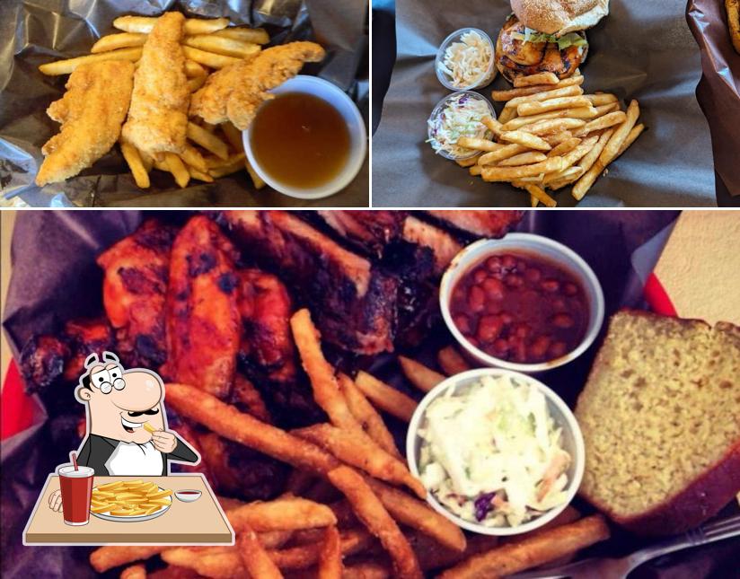 Frites à Memphis BBQ