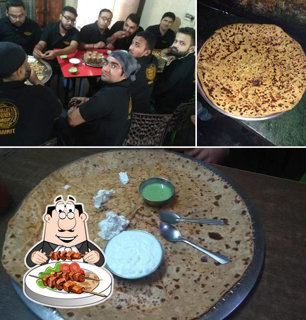 The photo of food and interior at Salasar Balaji Bada Paratha Original & Old