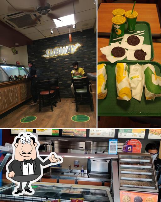 The interior of Subway City Centre Gwalior