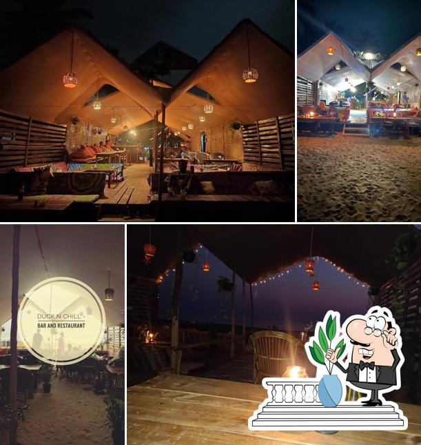 The outside area is an important feature of ducknChill-Agonda