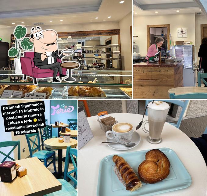 Gli interni di Pasticceria Sancassani