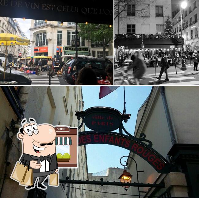 L'extérieur de Café du Marché des Enfants Rouges