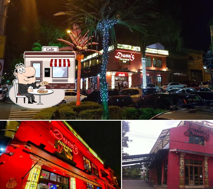 Descubra o exterior do Duna's Bar