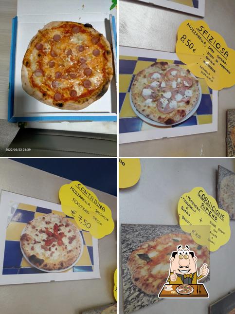 A Sapori della pizza, puoi ordinare una bella pizza