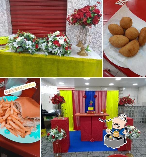 Comida em Lanchonete Diversão
