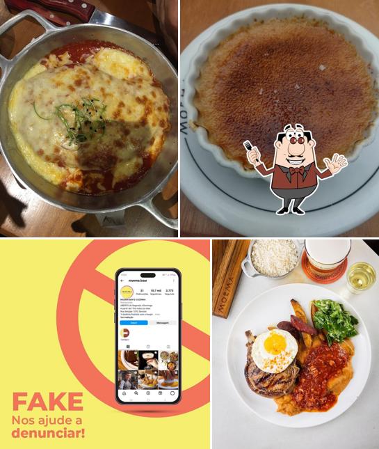 Creme brulée em Moema Bar e Cozinha