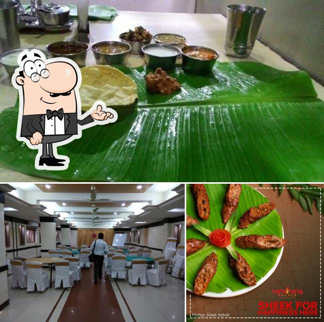 Take a seat at one of the tables at Nandhana Palace - Andhra Style Restaurant - Kammanahalli