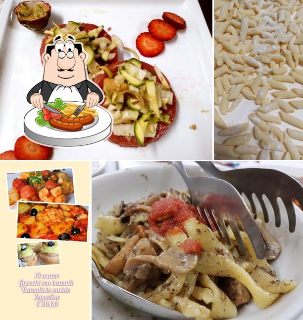 Cibo al Ristorante Lecky Horn