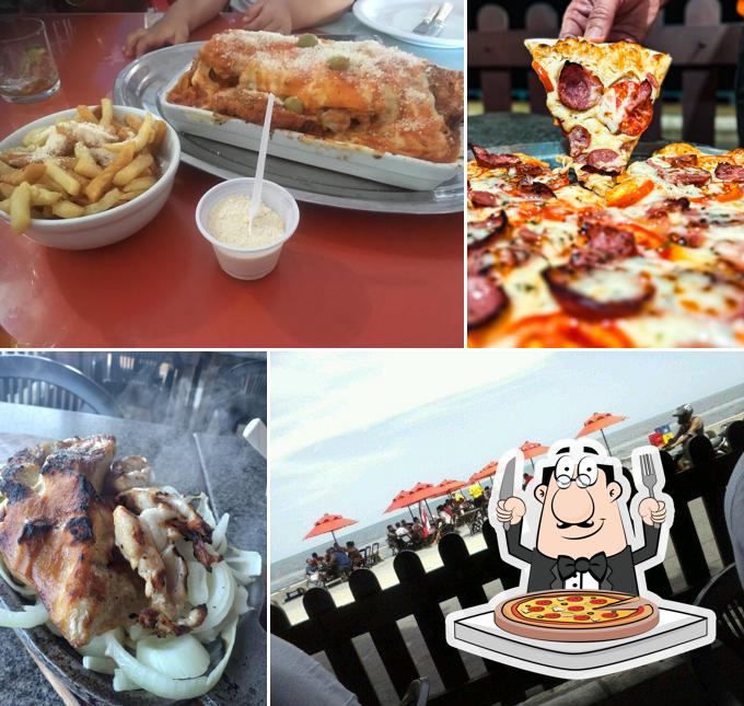 Escolha pizza no Restaurante Mariscada - Beira Mar , Olinda