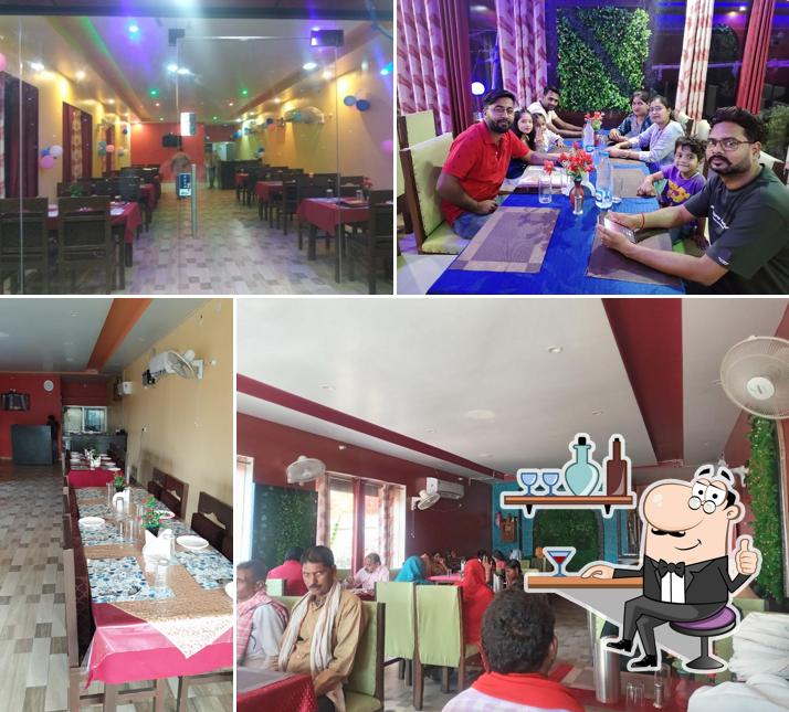 Take a seat at one of the tables at Raj Rasoi, Nima Morr, Daudnagar