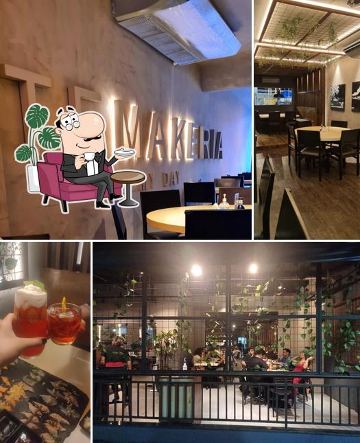 O interior do Temakeria - Barra