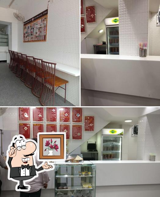 The interior of Sreeraj Lassi Bar