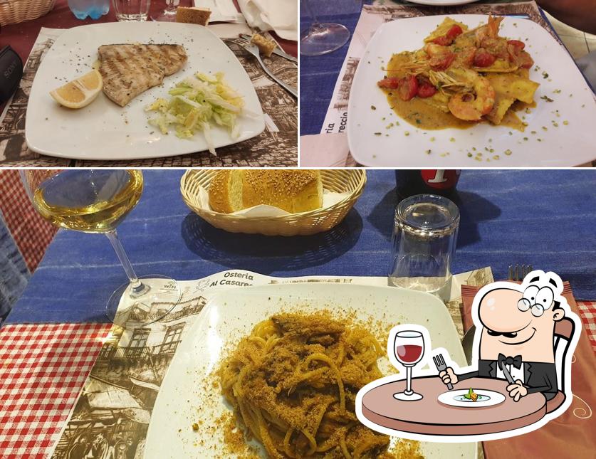 Platti al Osteria Al Casareccio