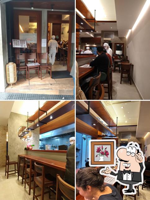 O interior do Udon Jinbei