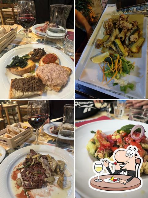 Platti al Osteria dei Mercanti