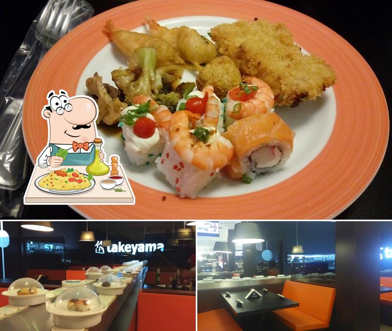 A imagem a Takeyama’s comida e interior