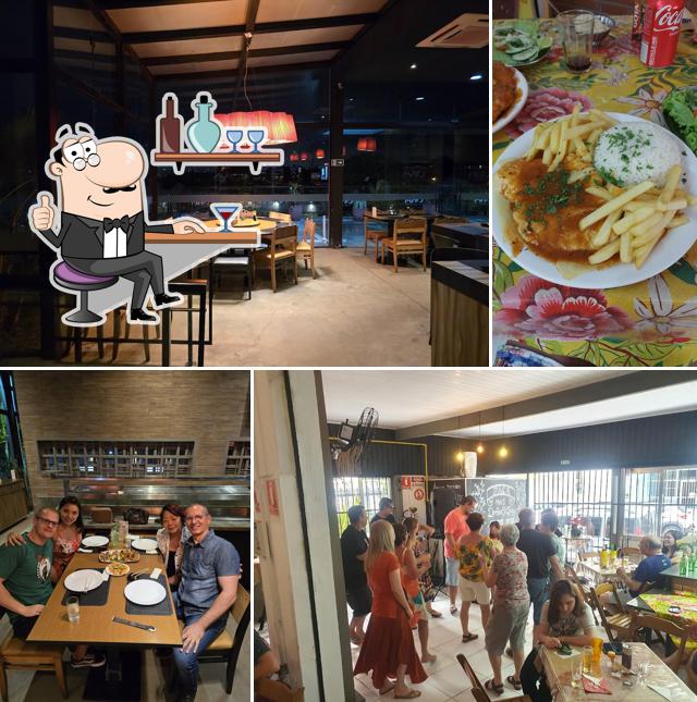 O interior do Óka - Restaurante E Chopperia