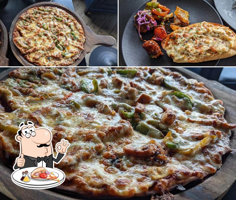 Try out pizza at Timesquare Restobar