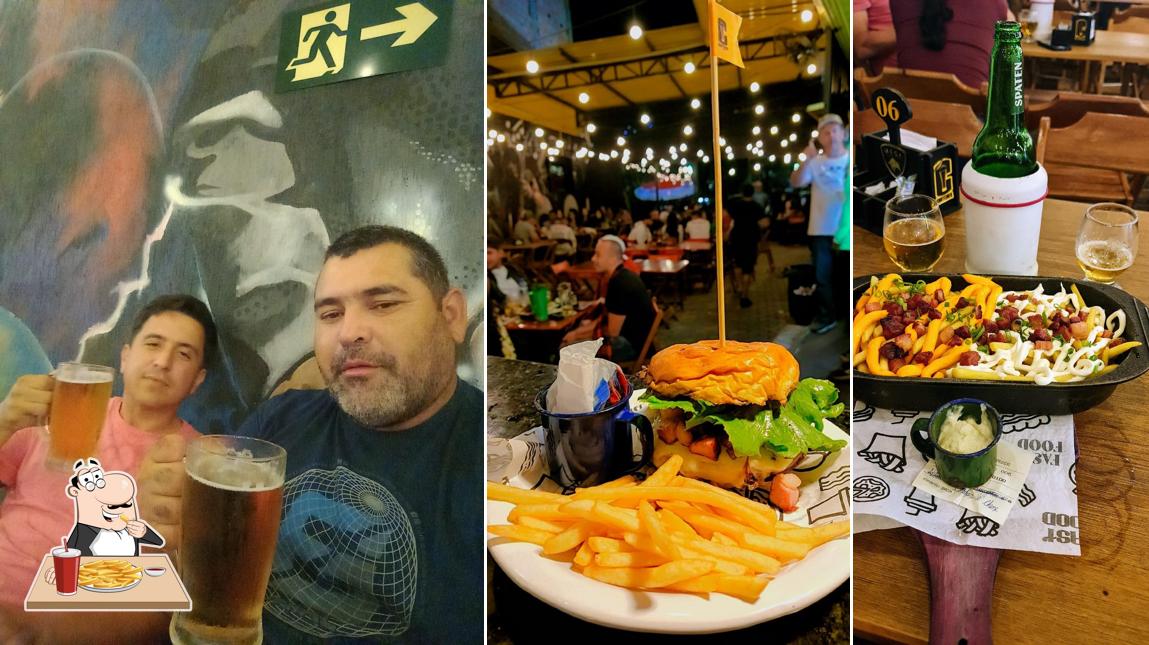 Batata frita em Contêiner Beer