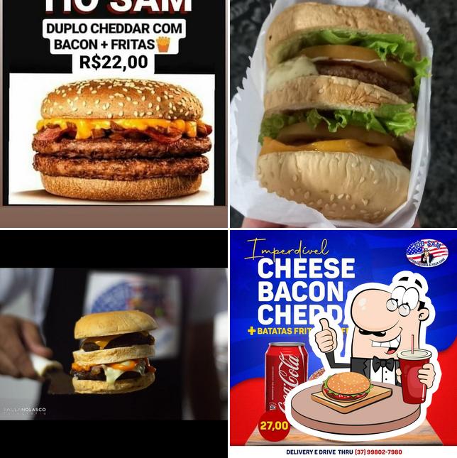 Os hambúrgueres do Tio Sam Hamburgueria e Pizza Cone irão satisfazer diferentes gostos
