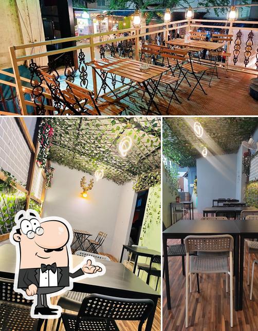 The interior of The treehouse Cafe