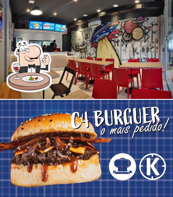 Sanduíche de carne de porco desfiada em Becool burguer e restaurante Itacorubi