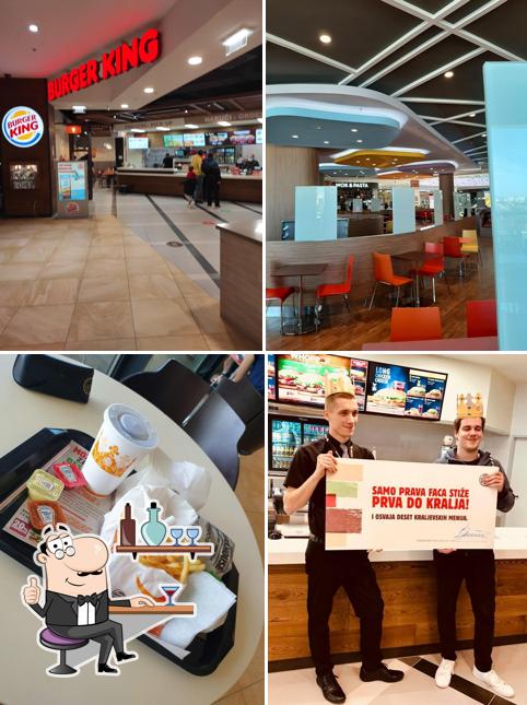 Dai un'occhiata agli interni di Burger King